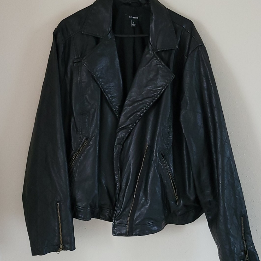 Torrid Leather Biker Jacket